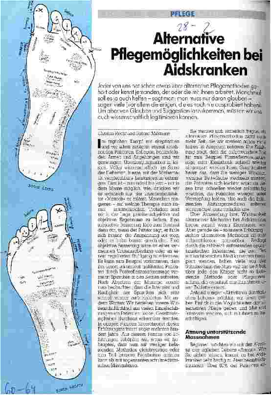 Vorschauseite 1: Alternative Pflegemöglichkeiten bei Aidskranken
