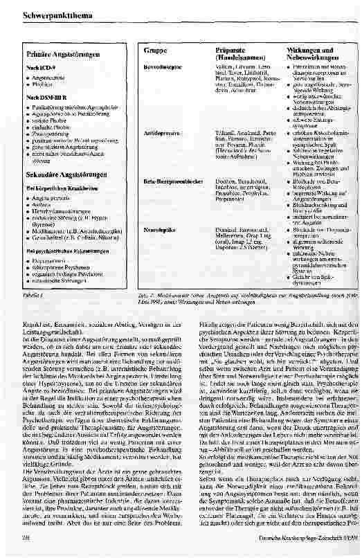 Vorschauseite 3: Medikamentöse Behandlung von Angststörungen