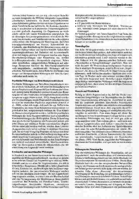 Vorschauseite 6: Medikamentöse Behandlung von Angststörungen