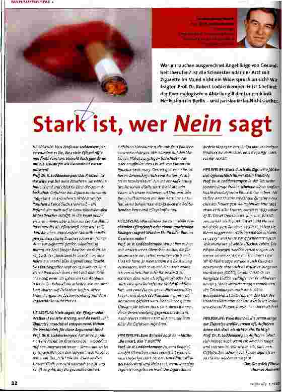 Vorschauseite 1: Stark ist, wer Nein sagt