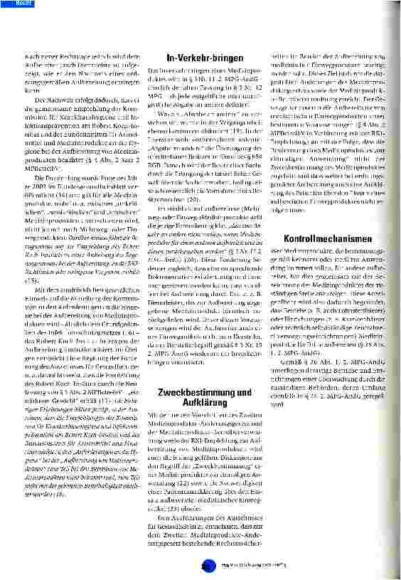 Vorschauseite 3: Die Aufbereitung und Wiederverwendung von (Einweg-)Medizinprodukten