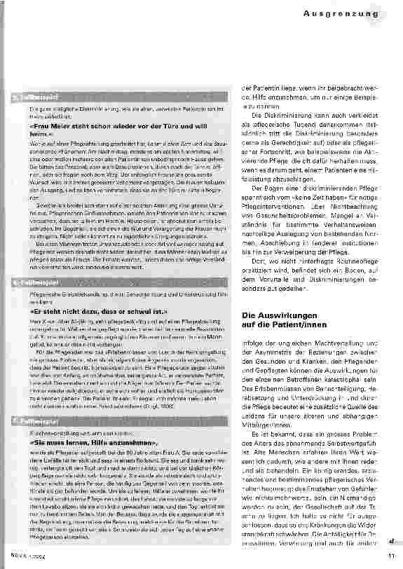 Vorschauseite 3: Ältere Menschen und Formen ihrer Ausgrenzung