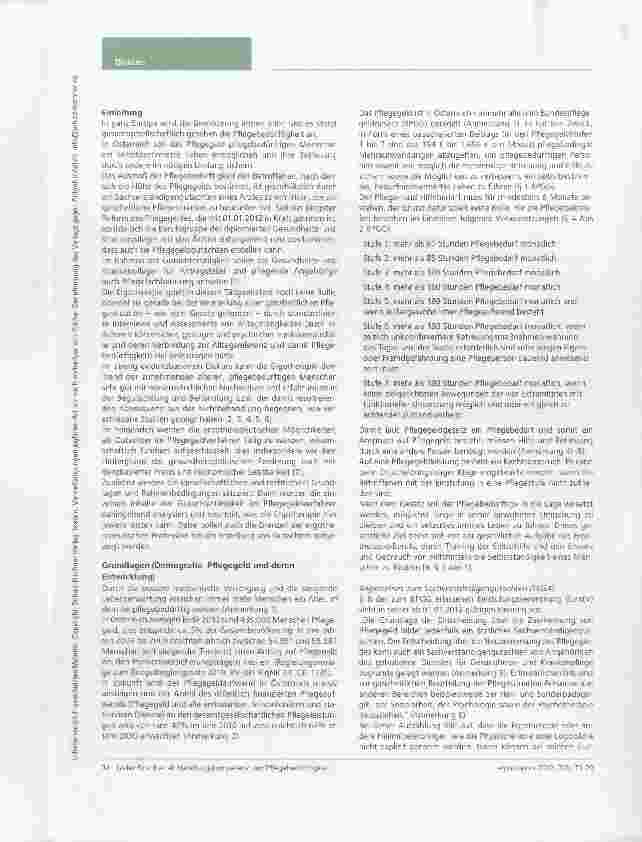 Vorschauseite 2: Handlungskompetenz und Pflegebedürftigkeit Vereinbarkeit zweier Gegensätze? Ein Plädoyer für Ergotherapeuten als Gutachter/ Sachverständige bei der Pflegegeldeinstufung in Österre…