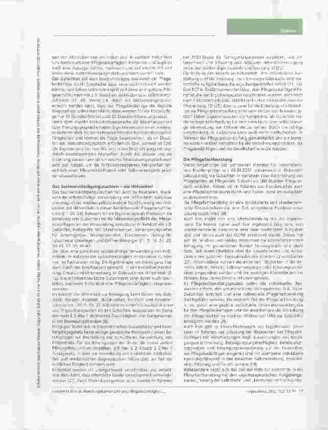 Vorschauseite 5: Handlungskompetenz und Pflegebedürftigkeit Vereinbarkeit zweier Gegensätze? Ein Plädoyer für Ergotherapeuten als Gutachter/ Sachverständige bei der Pflegegeldeinstufung in Österre…
