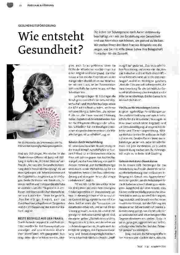 Vorschauseite 1: Wie entsteht Gesundheit?