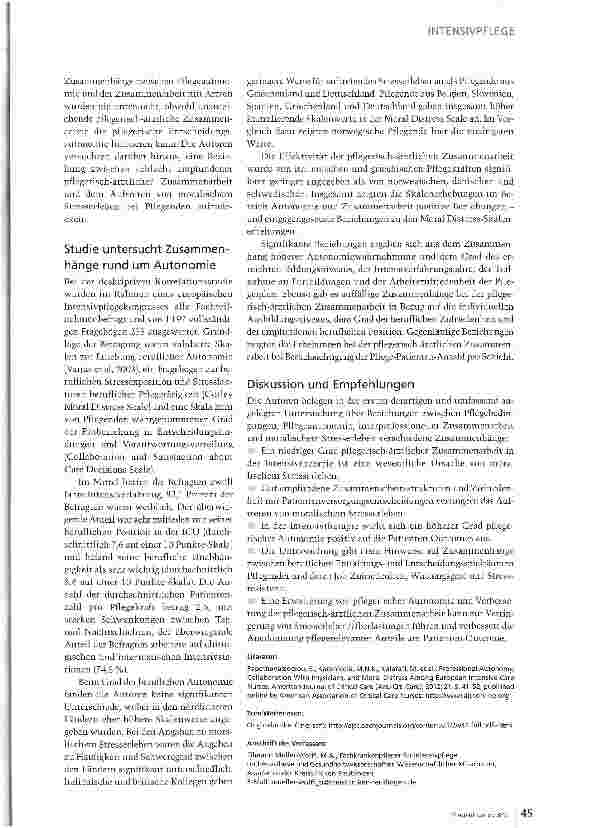 Vorschauseite 2: Früh mobil auf Intensiv