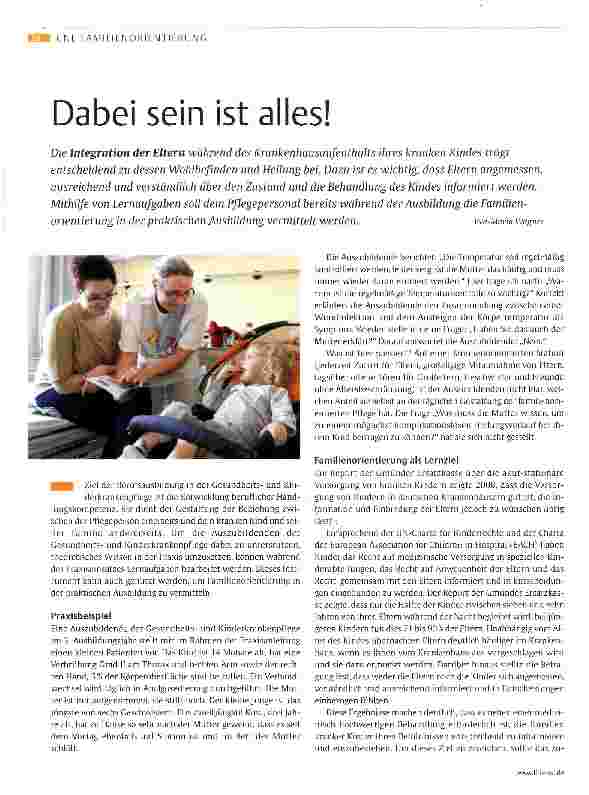 Vorschauseite 1: Dabei sein ist alles!