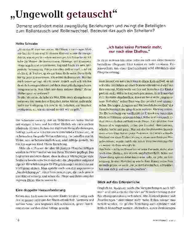 Vorschauseite 1: „Ungewollt getauscht