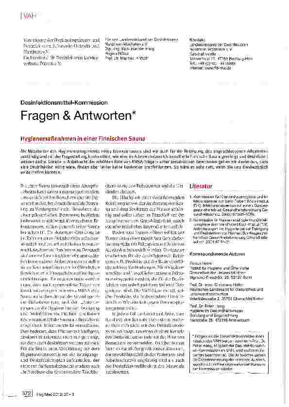 Vorschauseite 3: Der Desinfektor