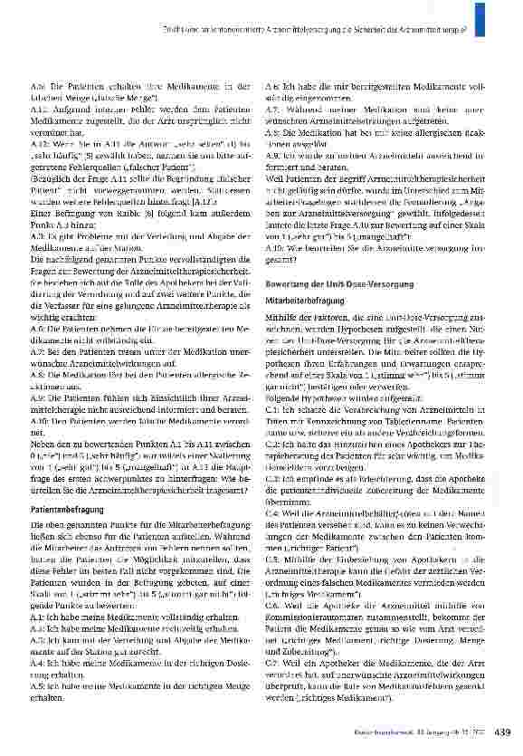 Vorschauseite 3: Erhöht eine patientenorientierte Arzneimittelversorgung die Sicherheit der Arzneimitteltherapie?