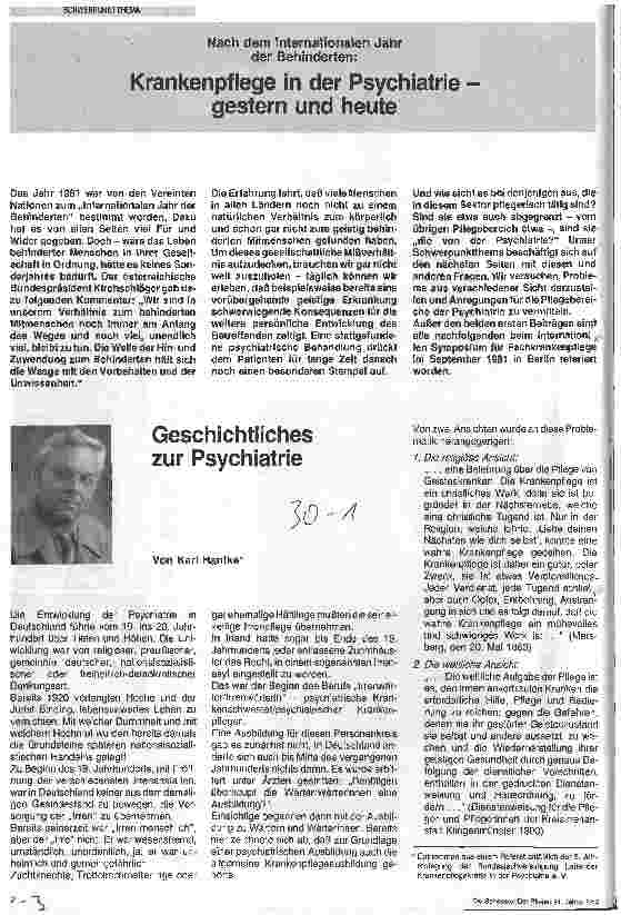 Vorschauseite 1: Geschichtliche Psychiatrie