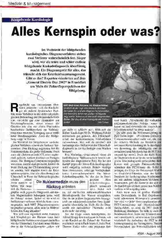 Vorschauseite 1: Alles Kernspin oder was?