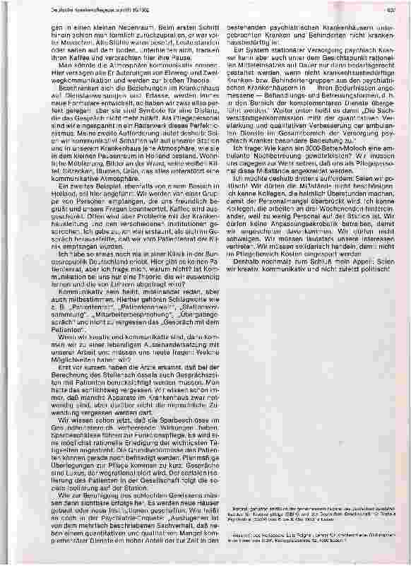 Vorschauseite 3: Wo steht die Krankenschwester/der Krankenpfleger für Psychiatrie in der Klinik