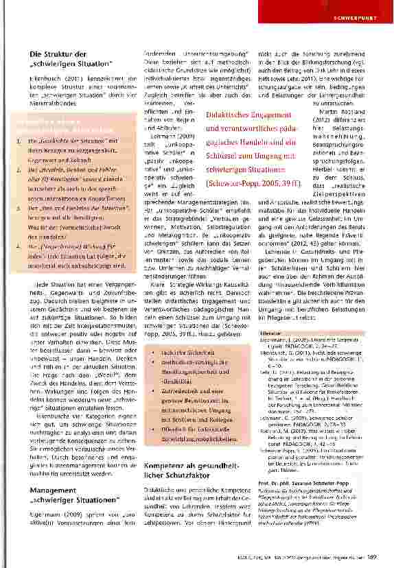 Vorschauseite 2: Herausfordernde Lehr Lernsituationen