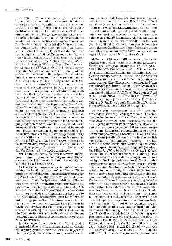 Vorschauseite 3: Mitbestimmung bei einzelner außertariflicher Zulage