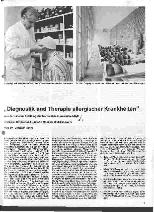 Vorschauseite 1: Diagnostik und Therapie allergischer Krankheiten