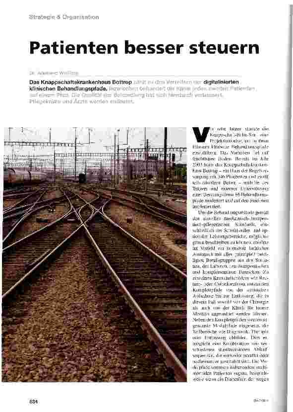 Vorschauseite 1: Patienten besser steuern