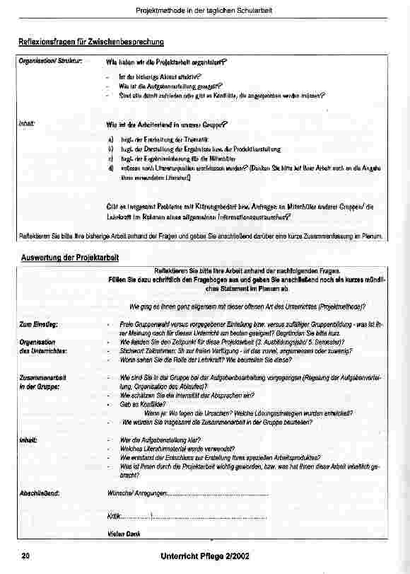 Vorschauseite 6: Kinder mit Atemwegserkrankungen -Projektmethode in der täglichen Schularbeit