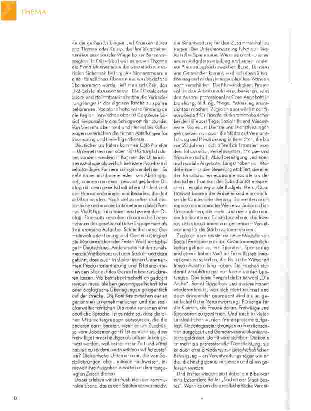 Vorschauseite 5: Gemeinschaft, Wirtschaft und Gesellschaft Bedeutung der Diakonie für die soziale Verantwortung