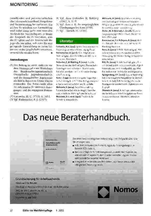 Vorschauseite 6: Nachhaltigkeit in der Sozialen Arbeit
