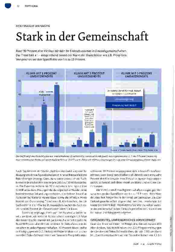 Vorschauseite 1: DEN EINKAUF MANAGENStark in der Gemeinschaft