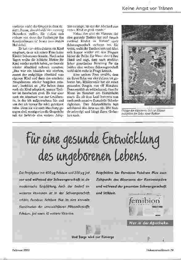 Vorschauseite 3: KEINE ANGST VOR TRÄNENELTERN NACH EINER TOTGEBURT BEGLEITEN