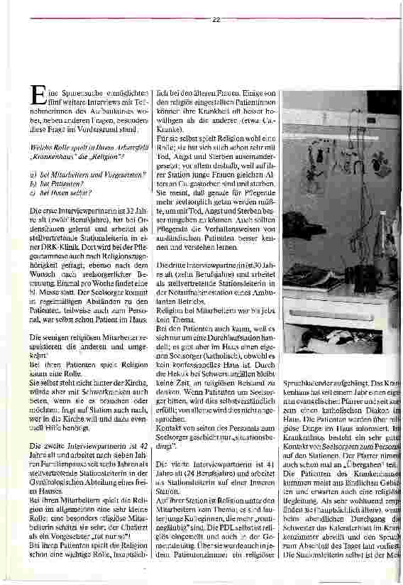 Vorschauseite 3: Religion im Krankenhaus Auf der Suche nach Spuren eines Tabus