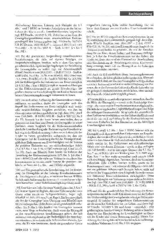 Vorschauseite 6: Berechnung des ELterngeLdes; Bezug von Verletztengeld bleibt unberücksichtigt; Verfassungsmäßigkeit