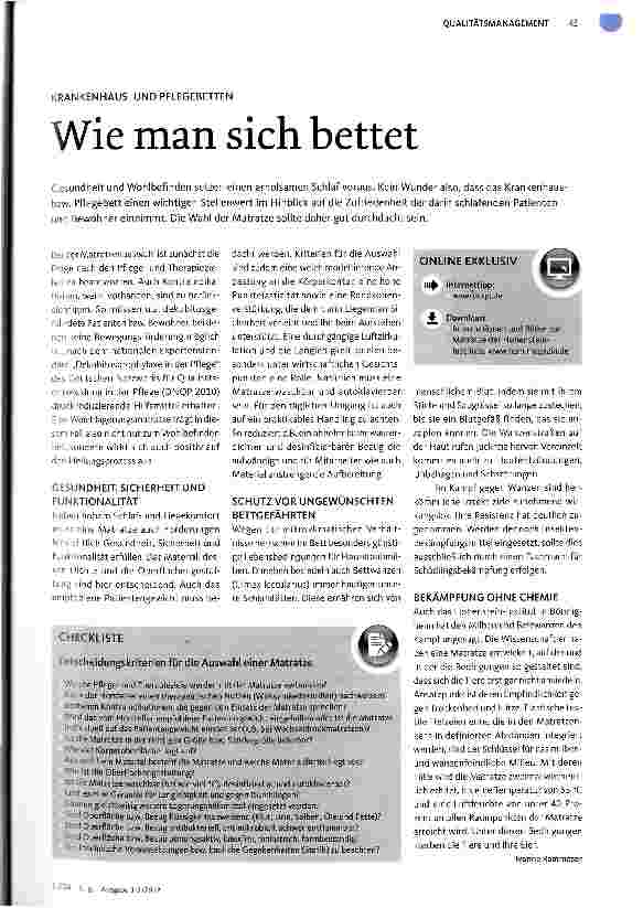 Vorschauseite 1: Wie man sich bettet