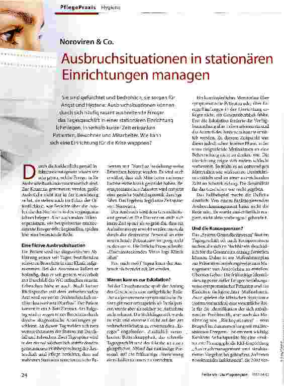Vorschauseite 1: Ausbruchsituationen in stationären Einrichtungen managen