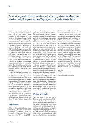 Vorschauseite 3: Klinikum Leverkusen Kurs gegen Gewalt