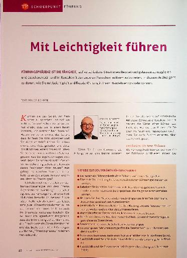 Vorschauseite 1: Mit Leichtigkeit führen