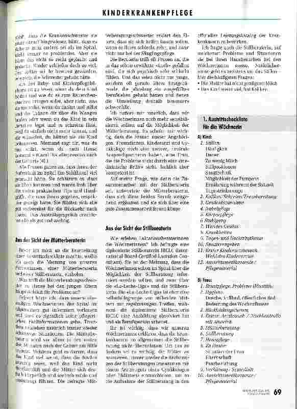 Vorschauseite 3: Zu Hause ist alles anders Austrittsplanung bei Wöchnerinnen