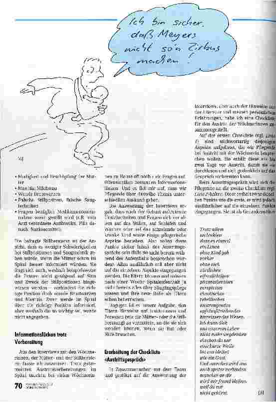 Vorschauseite 4: Zu Hause ist alles anders Austrittsplanung bei Wöchnerinnen