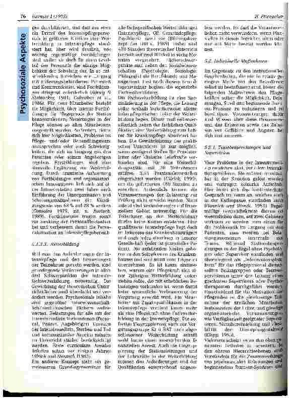 Vorschauseite 3: Psychosoziale Belastungen des Intensivpflegepersonals Ursachen - Auswirkungen - Lösungsansätze Teil 2