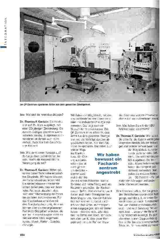 Vorschauseite 2: Wir setzen auf mehrere Optionen Das Konzept des Medizin-Zentrums am Berliner Krankenhaus Lichtenberg