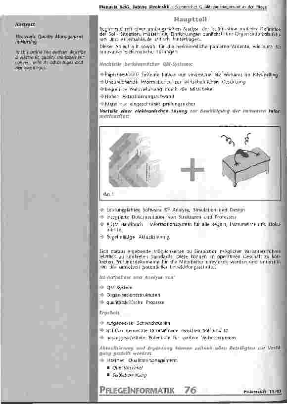 Vorschauseite 2: Elektronisches Qualitätsmanagement in der Pflege