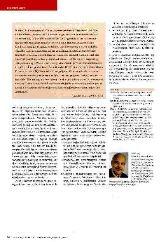 Vorschauseite 3: Kann man Lerntransfer lehren oder muss man Lerntransfer üben?