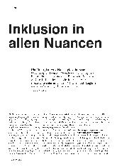 Vorschauseite 1: Inklusion in allen Nuancen