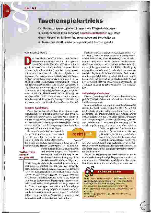 Vorschauseite 1: Taschenspielertricks