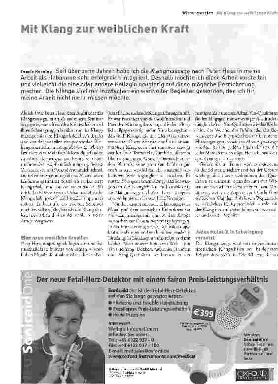 Vorschauseite 1: Mit Klang zur weiblichen Kraft