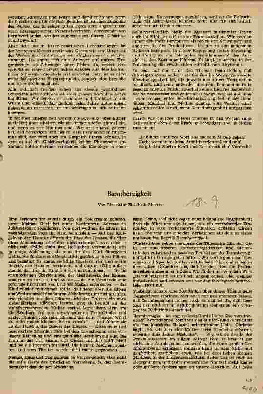 Vorschauseite 1: Barmherzigkeit