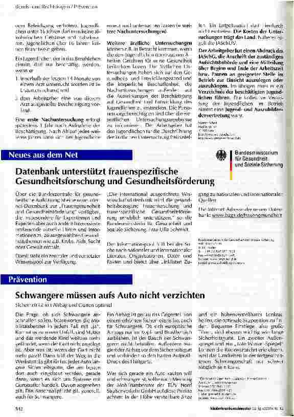 Vorschauseite 2: Das Jugendarbeitsschutzgesetz (JASchG)