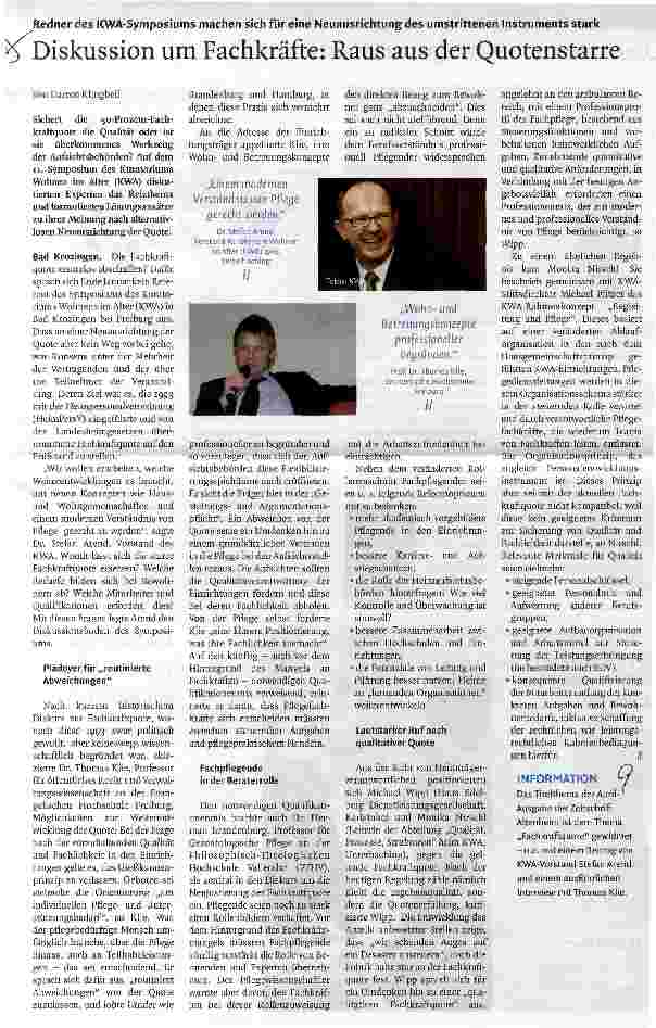 Vorschauseite 1: Diskussion um Fachkräfte: Raus aus der Quotenstarre