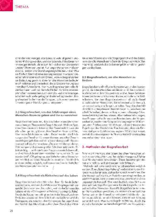 Vorschauseite 2: GESCHICHTEN ERZAHLEN LEBEN