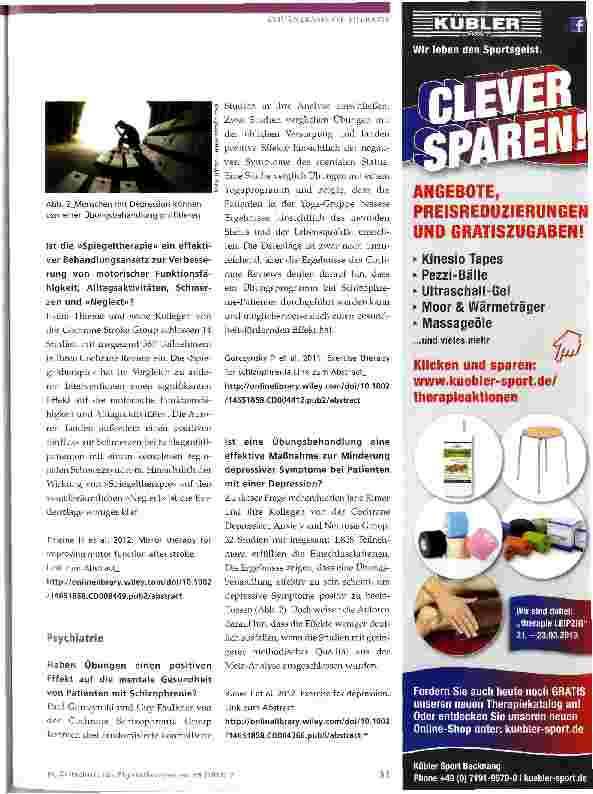 Vorschauseite 3: Cochrane Reviews - Erkenntnisse für die Praxis