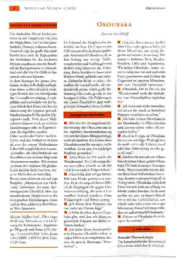 Vorschauseite 1: OKOUBAKA