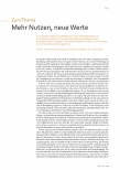 Vorschauseite 1: Mehr Nutzen, neue Werte