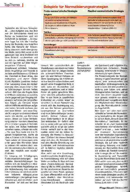 Vorschauseite 3: Die neuen Kranken und die Pflege