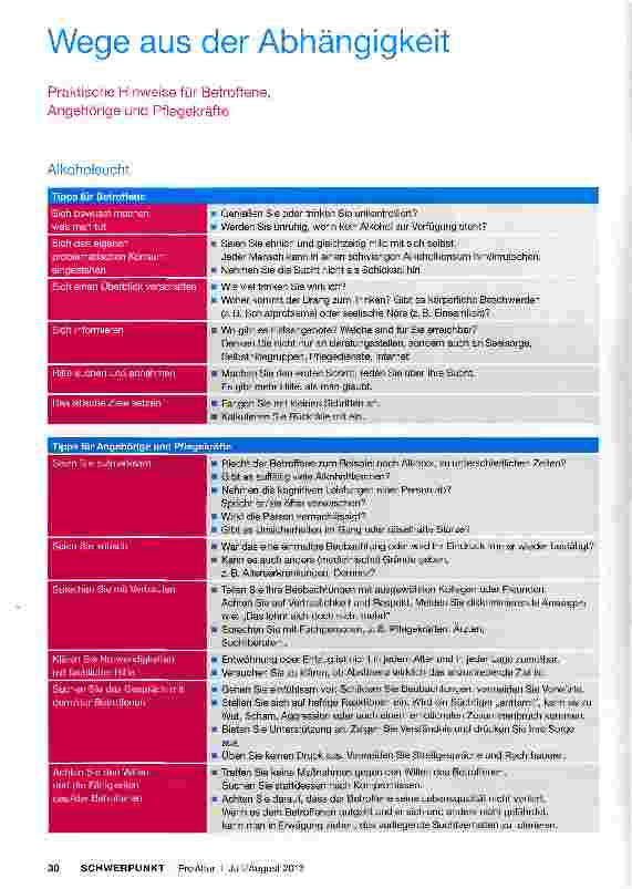 Vorschauseite 1: Wege aus der Abhängigkeit